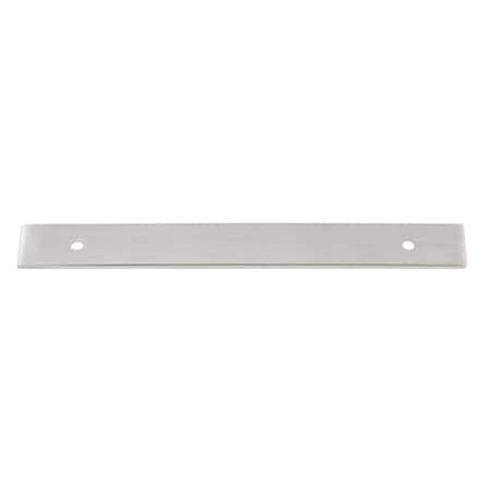 Gliderite Hardware 9 in. Satin Nickel Squared Back Plate 6-1/4 in. Center to Center - 9342-160-SN 9342-160-SN-1